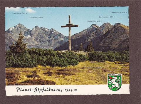 AK Planai-Gipfelkreuz.