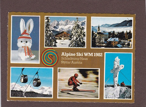 AK Alpine Ski WM 1982. Schladming/Haus.