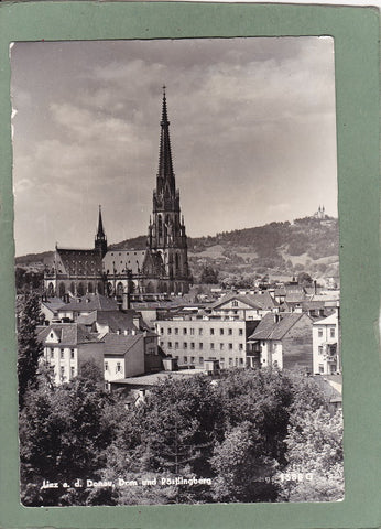 AK Linz a. d. Donau, Dom und Pöstlingberg.