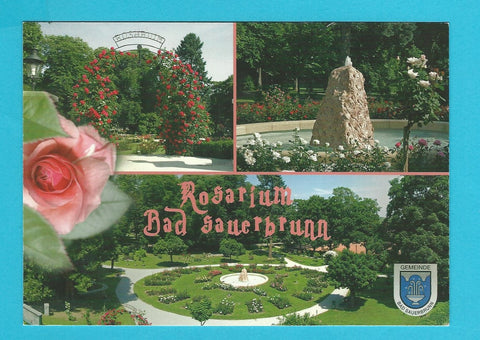 AK Rosarium Bad Sauerbrunn.