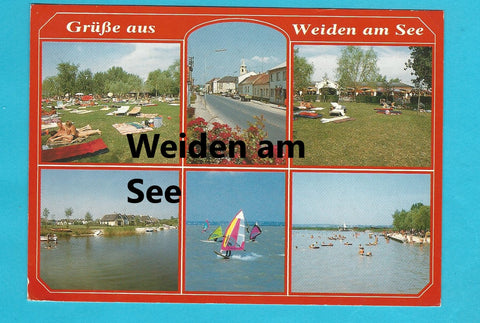 AK Grüße aus Weiden am See.