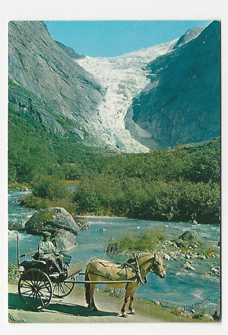 AK Norge: Briksdalsbreen. Olden. Nordfjord.