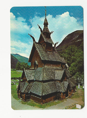 AK Borgund Stavkirke. Laerdal.