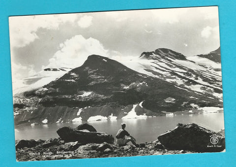 AK Norge. Sommerdag i Jotunheimen. Koldedalstind og bre.