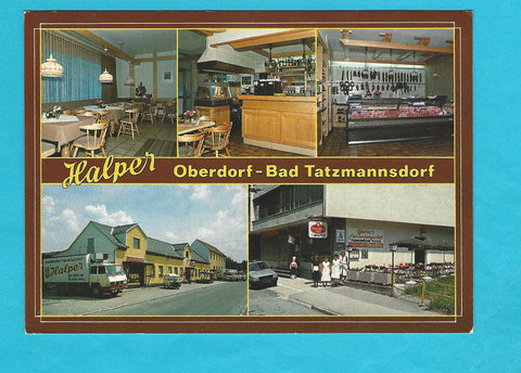 AK Bad Tatzmannsdorf. Gasthof Oberdorf. Halper.