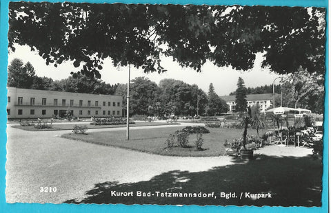 AK Bad Tatzmannsdorf. Kurpark.