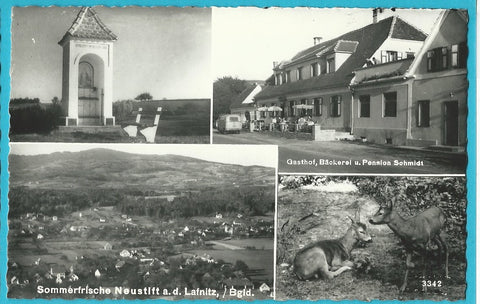 AK Neustift an der Lafnitz. Gasthof Bäckerei u. Pension Schmidt.