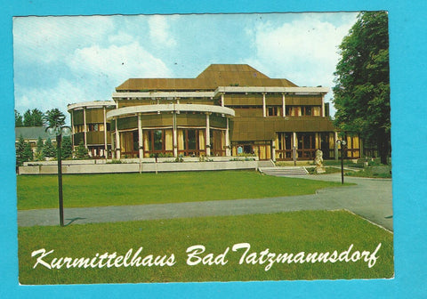 AK Bad Tatzmannsdorf. Kurmittelhaus.