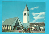 AK Stoob. Evangelische Christus-Kirche mit Pfarrhof.