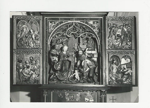 AK Salzburg, Stift Nonnberg. Veit Stoss Altar 1498.