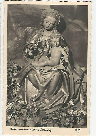 AK Pacher Madonna in der Franziskanerkirche, Salzburg.