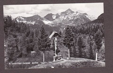 AK Radstädter  Tauern Motiv. Kehrbühelkreuz a.d. Radstädter Tauernstrasse.