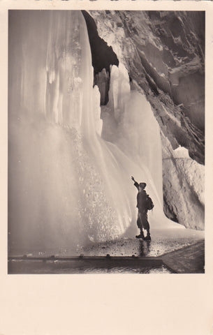 AK Werfen. Eisriesenwelt. Eiskapelle. (1953)