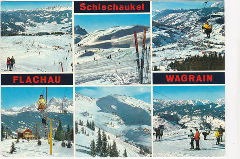 AK Schischaukel Flachau Wagrain.