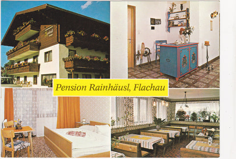 AK Flachau 7. Pension Rainhäusl. Maria Kofler.