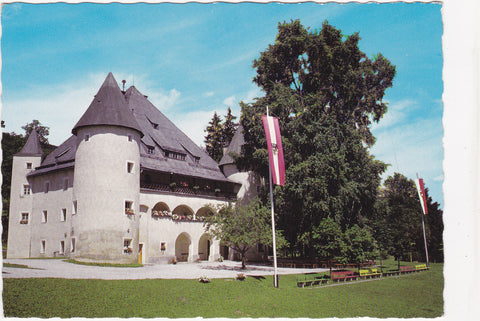 AK Bundesschullandheim Schloß Tandalier. Post Radstadt.