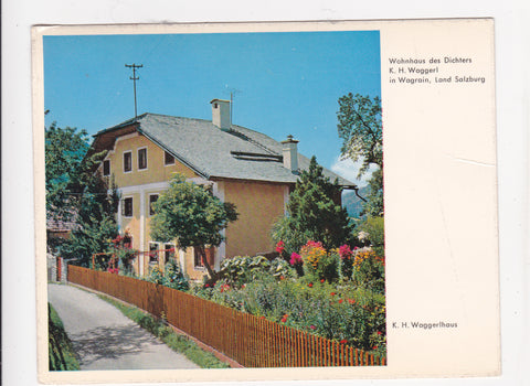 AK Wohnhaus des Dichters K. H. Waggerl in Wagrain.