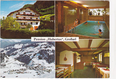 AK Großarl 158. Pension Hubertus. Fam. Knapp.