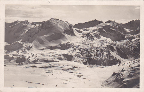 AK Blick von der Plattenspitze gegen Gamsleitenspitze, Zehnerkaarspitze und Kesselkogel.