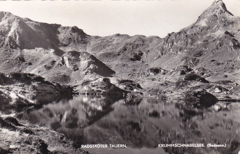 AK Radstädter Tauern. Krummschnabelsee. (1959)