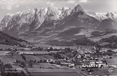 AK Bischofshofen mit Tennengebirge.