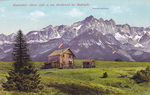 AK Radstädter Hütte am Rossbrand bei Radstadt. (1913)