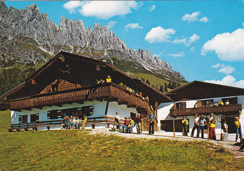 AK Mitterbergalm. P. u. A. Gschwandtner. Mühlbach am Hochkönig (Selbstverpflegerhäuser).