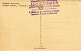 AK Skigebiet Arthurhaus. Kniebeis-Abfahrt g. Thorsäule u. Mandlwand. (1936)