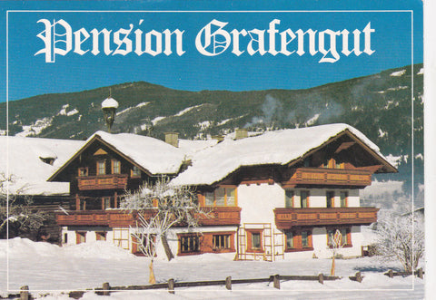 AK Radstadt. Höggen 9. Pension Grafengut. Fam. Presslauer.