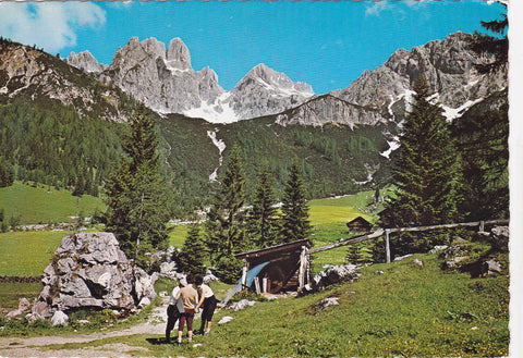 AK Rührradl bei der Oberhofalm mit Bischofsmütze. Filzmoos.