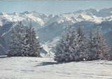 AK Großarl. Blick vom Hochbrandlift gegen die Hohen Tauern.