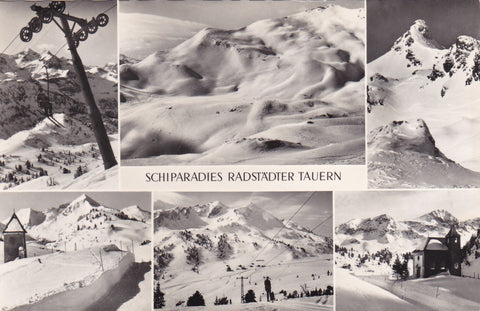 AK Schiparadies Radstädter Tauern. (1961)