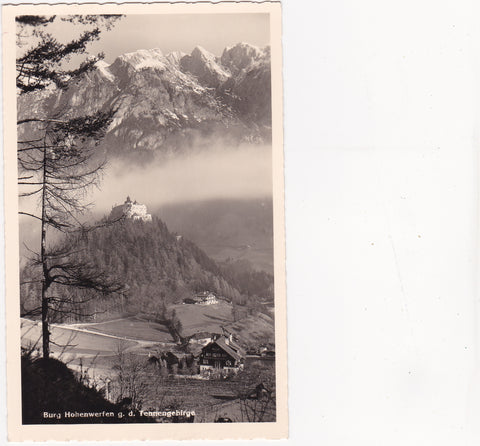 AK Burg Hohenwerfen g. d. Tennengebirge.