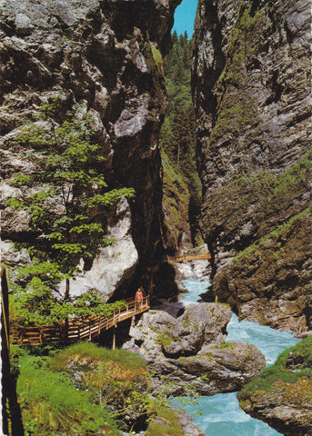 AK Liechtenstein-Klamm bei St. Johann im Pongau. Eingang.