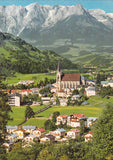 AK St. Johann im Pongau gegen das Tennengebirge.