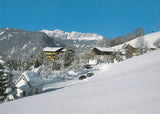 Werbe-AK St. Johann im Pongau. Alpendorf. Alpenhof Familie Gschwandl.