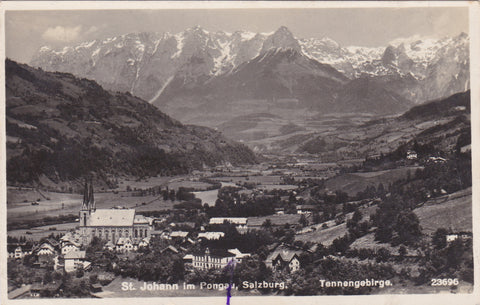 AK St. Johann im Pongau. Tennengebirge (1927)