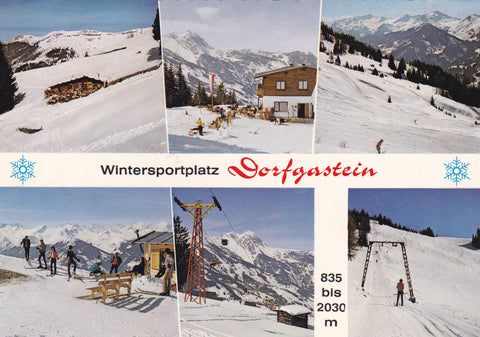 AK Wintersportplatz Dorfgastein.