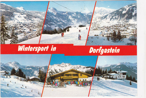 AK Wintersport in Dorfgastein.