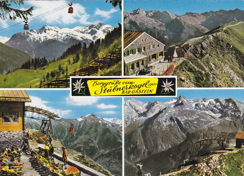 AK Berggrüße vom Stubnerkogel. Bad Gastein.