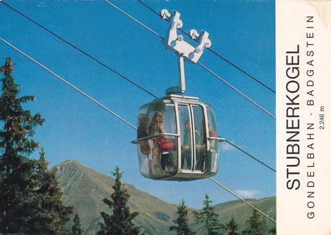 AK Stubnerkogel. Gondelbahn. Badgastein.