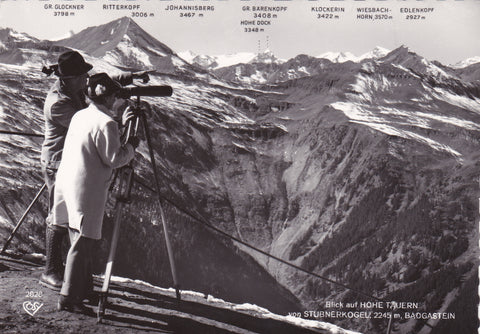 AK Blick auf Hohe Tauern von Stubnerkogel, Bad Gastein.