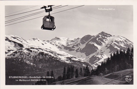 AK Stubnerkogel-Gondelbahn. Badgastein.