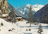 AK Badgastein. Malerwinkel beim Grünen Baum mit Tischlerkargletscher.