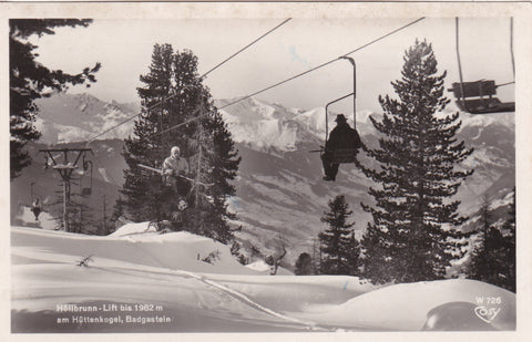 AK Höllbrunn-Lift am Hüttenkogel, Badgastein.