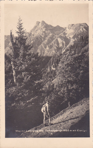 AK Weg zur Ladenberg Alm mit Eiskögel.