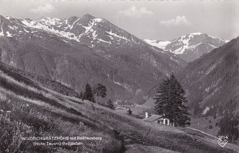 AK Windischgrätzhöhe mit Radhausberg. (Hohe Tauern) Badgastein.