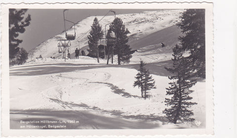 AK Bergstation Höllbrunn-Lift am Hüttenkogel. Badgastein.