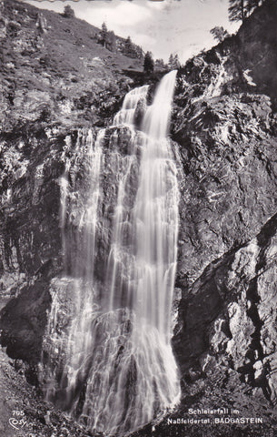 AK Schleierfall. Naßfeldertal. Badgastein.