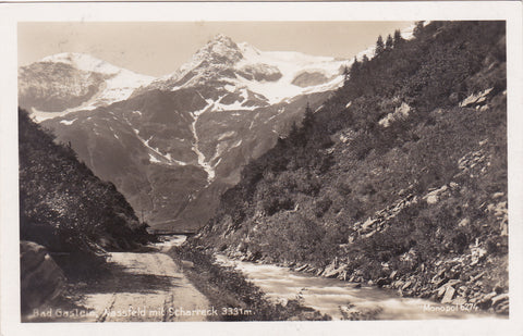 AK Bad Gastein. Nassfeld mit Scharreck.